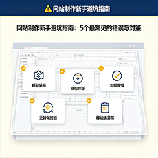 甘井子建站-网站制作新手避坑指南：5个最常见的错误与对策