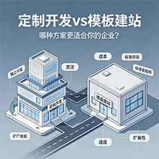 大连建站-定制开发vs模板建站：哪种方案更适合你的企业？