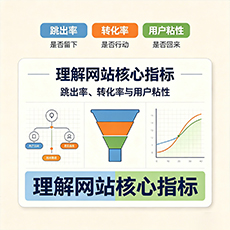 瓦房店建站-理解网站核心指标：跳出率、转化率与用户粘性