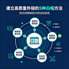 大连建站-建立高质量外链的5种白帽方法